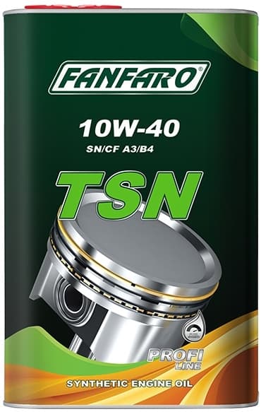 Fanfaro TSN SAE 10W40 API SN/SM/CF 1л масло моторное Ж/Б, шт