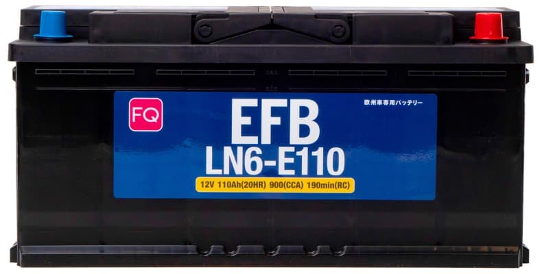 Акб fq efb ln6-e110 110ah 12v (-/+) 900 a 393x175x190