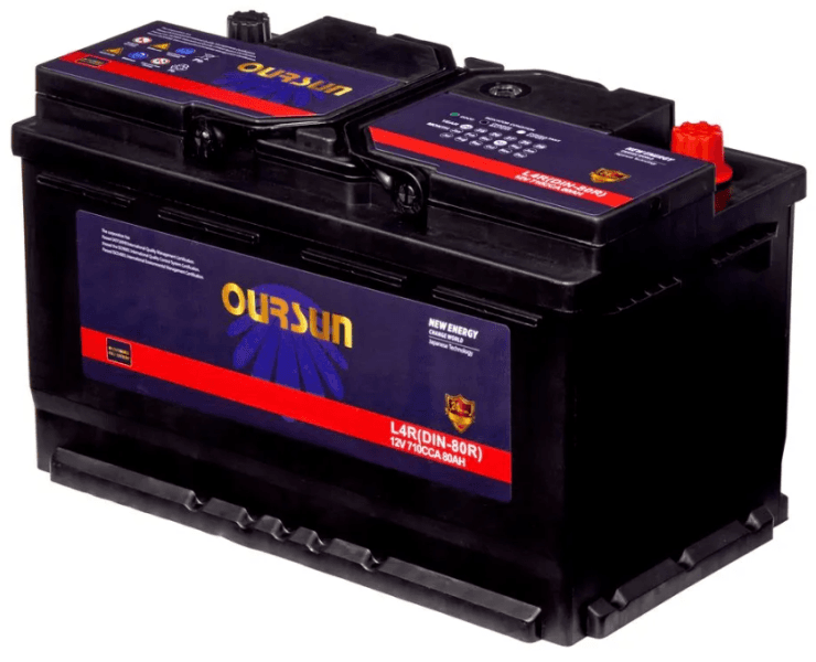 Аккумулятор OURSUN DIN L4R (DIN-80R) OURSUN арт. L4RDIN80R
