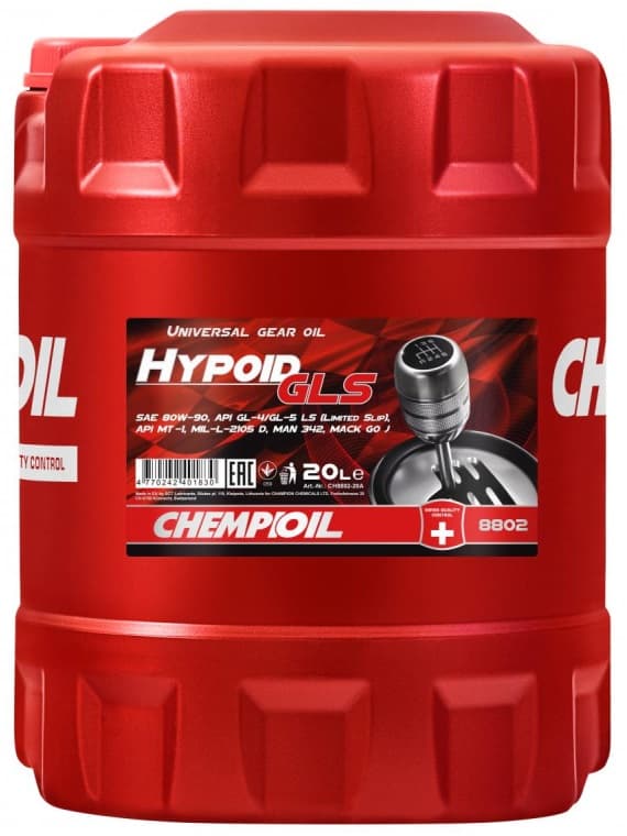 CHEMPIOIL Hypoid GLS 80W-90 (GL-4 GL-5 LS MT-1) 20 л. минеральное трансмиссионно