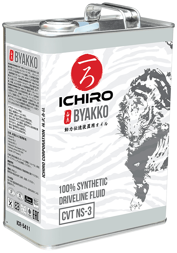 Трансм.масло синт.ICHIRO BYAKKO ATF CVT(NS-3),4л., шт
