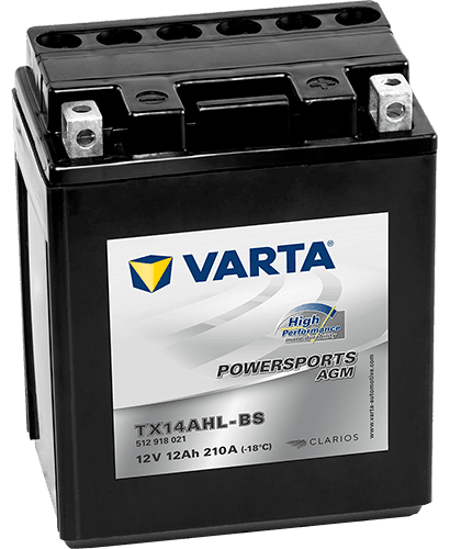 Аккумулятор VARTA POWERSPORTS AGM High Performance 12Ah_210A 512918021