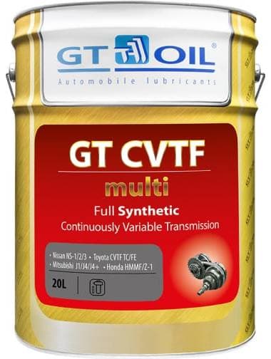 Масло трансмиссионное gt cvtf multi, 20 л