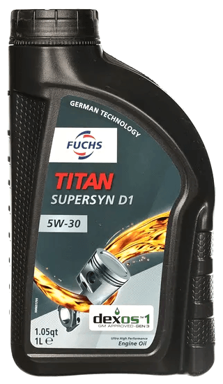 1L Масло FUCHS Titan Supersyn D1 Dexos 1 5W30 API SP RC ILSAC GF-6A