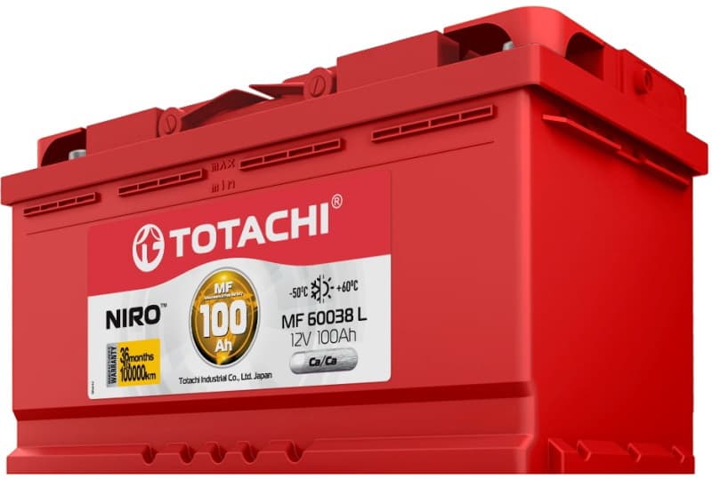 Аккумуляторная батарея TOTACHI NIRO MF 60038,   100а/ч L