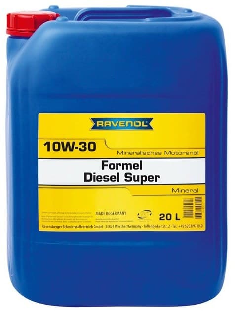 МАСЛО МОТОРНОЕ МИНЕРАЛЬНОЕ FORMEL DIESEL SUPER 10W-30 20 Л