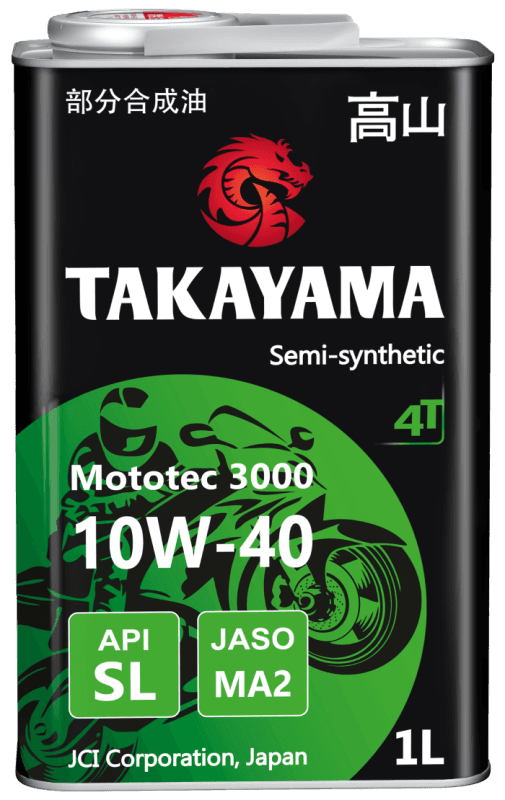 Масло моторное для 4T двигателей полусинтетика 1л