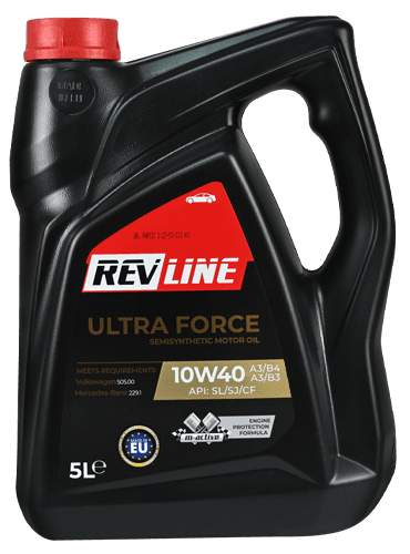 Масло моторное REVLINE ULTRA FORCE SEMISYNTH. 10W/40, 5л, Польша, ,