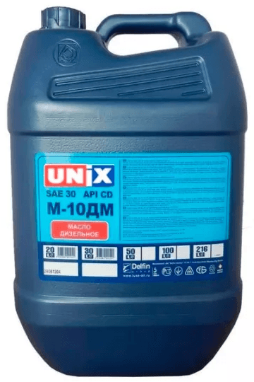 UNIX Масло М-10ДМ SAE 30 API CD 30л, шт