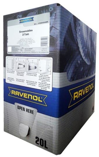 Масло для 2-Такт снегоходов RAVENOL Snowmobiles Mineral 2-Takt (20л) ecobox
