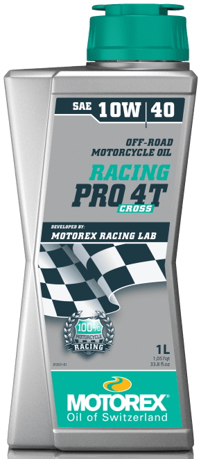 Моторное масло Motorex RACING PRO 4T SAE 10W-40 CROSS - 1л.