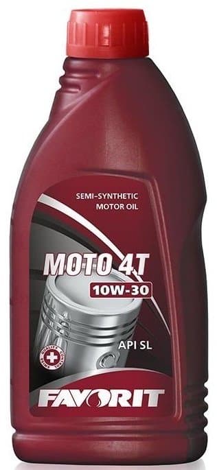 FAVORIT 4-TAKT SAE 10W30 1L_масло мотороное!\ API SL MOTO