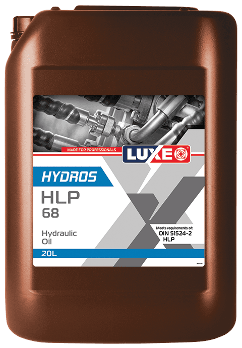 Жидкость гидравлическая LUXE HYDROS HLP 68 20л