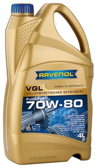 Трансмиссионное масло RAVENOL VGL SAE 70W-80 (4л)