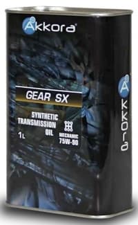 Трансмиссионное масло Akkora Gear SX 75w-90 синт. 1л