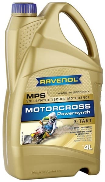 Моторное масло RAVENOL Motocross Powersynth 2T (4л) new