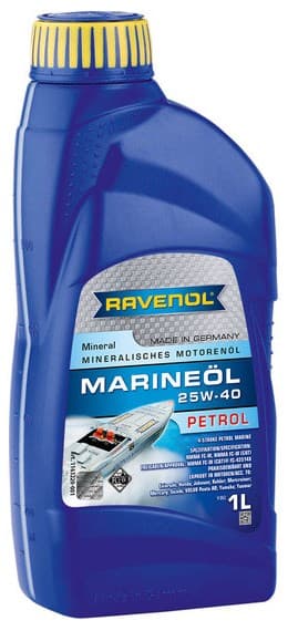 Масло моторное  RAVENOL Marineoil PETROL SAE 25W-40 mineral (1л) new