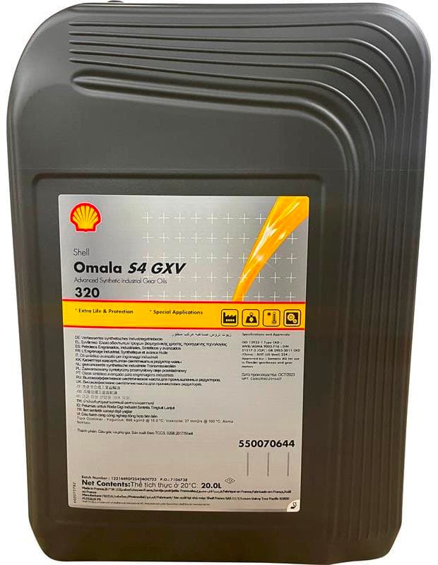 Редукторное масло Shell Omala S4 GXV 320 кан. 20л