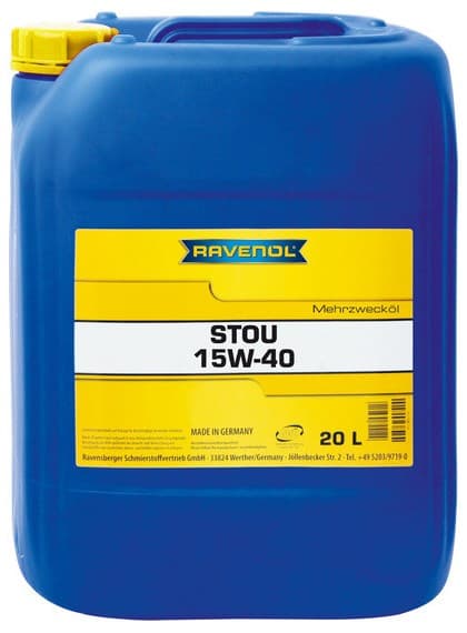 Трансмиссионное масло RAVENOL STOU SAE 15W-40 (20л)