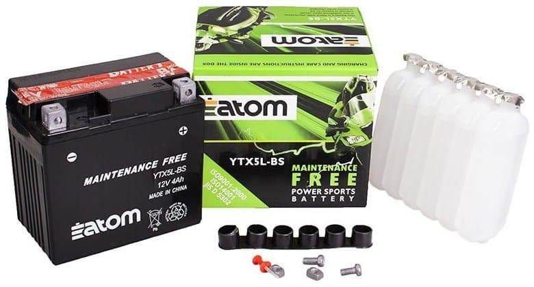 Мото аккумулятор YTX5L-BS MF