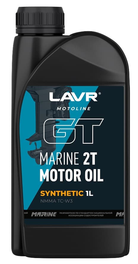 Мото моторное масло gt marine 2т 1л