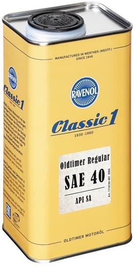 Моторное масло RAVENOL Oldtimer Regular SAE 40 (1л)