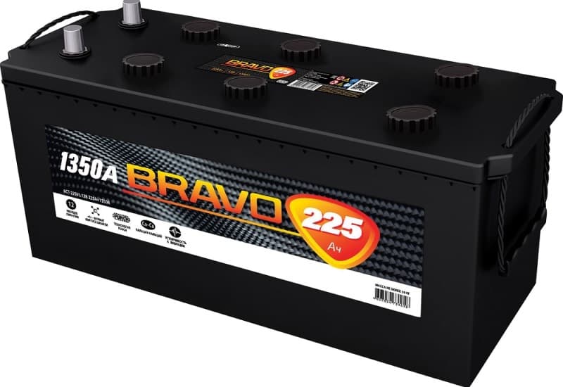 АККУМУЛЯТОР АКОМ BRAVO 225AH/1350 ЛЕВ.+ /518X274X242/