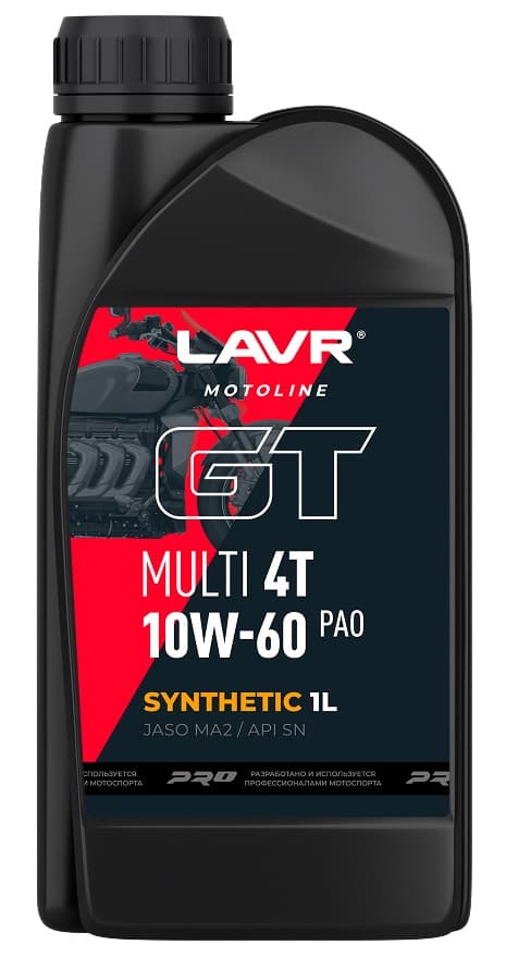 МОТО Моторное масло GT Multi 4T 10W60 1л