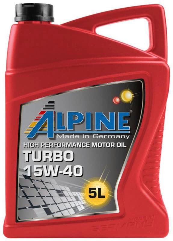Масло Alpine Turbo 15w40 5л.