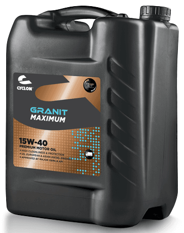 Cyclon Granit Maximum 15W40 (API CI-4/SL, ACEA E7, OEM MB 228.3, Volvo VDS-3, Re