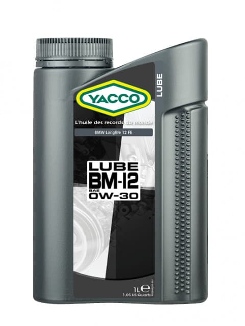 Масло моторное  YACCO LUBE BM12 0W30 (1 L)